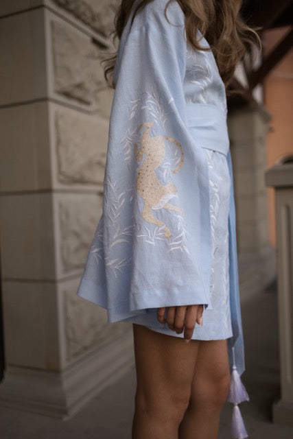 Short kimono dress "Sandra"