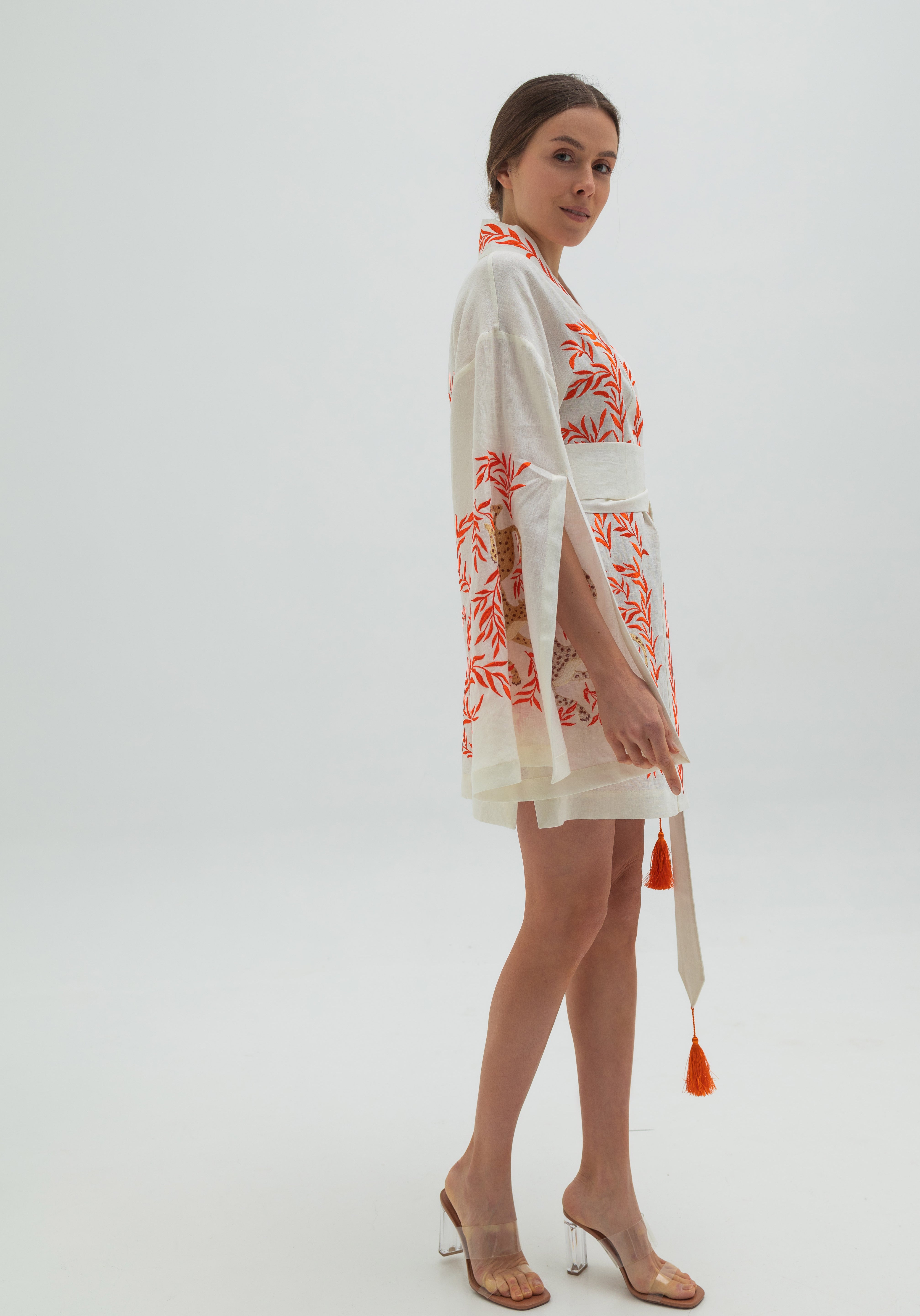 Short kimono dress "Sandra"
