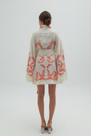Short kimono dress "Sandra"