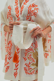 Short kimono dress "Sandra"