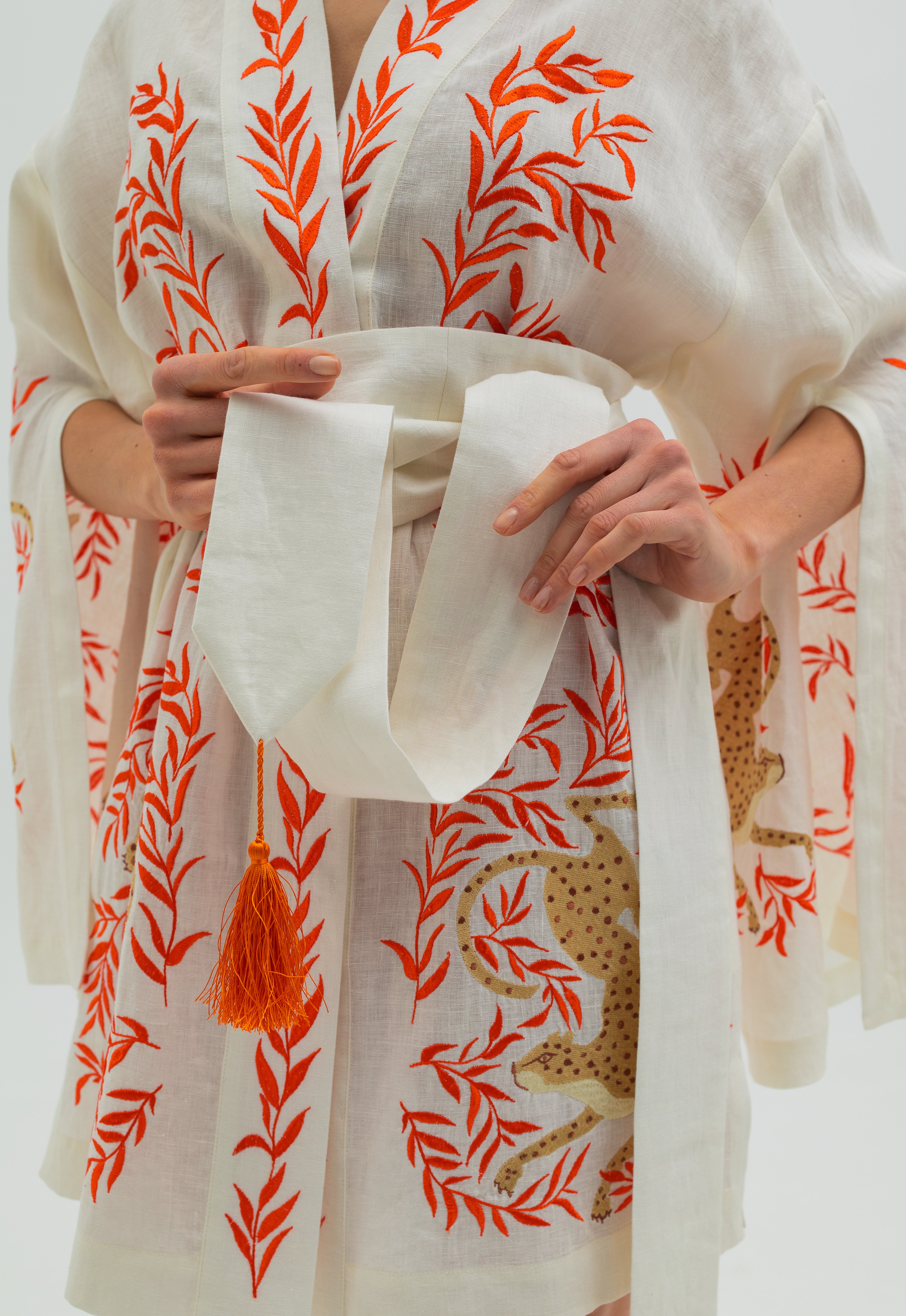 Short kimono dress "Sandra"