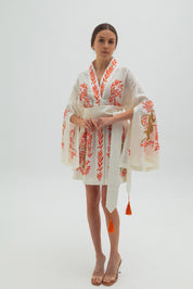 Short kimono dress "Sandra"