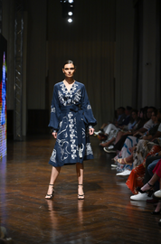 Long Dress “Malva” - Blue